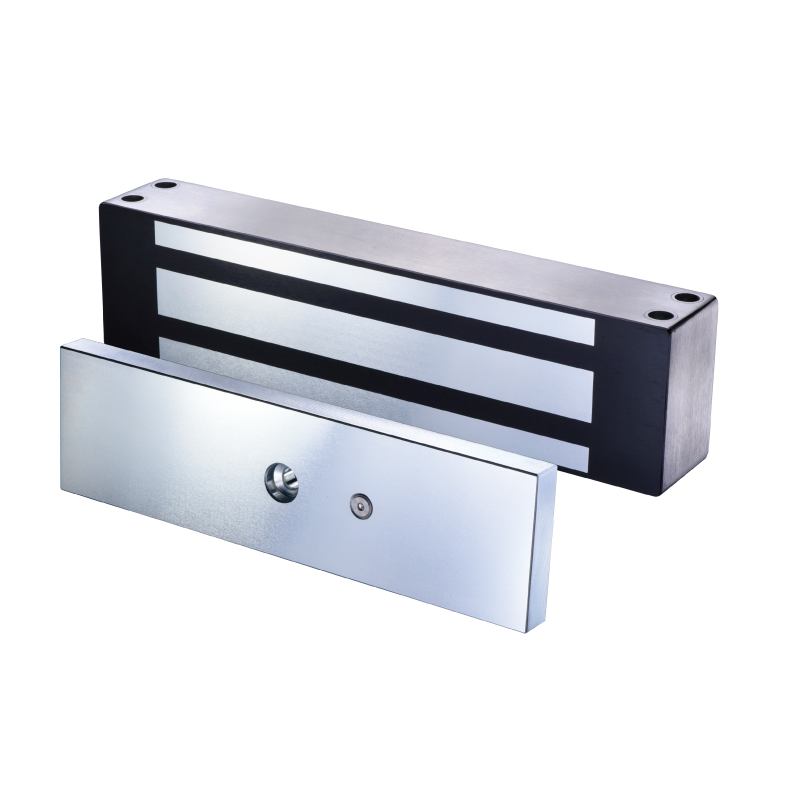 Waterproof electronic door magnet, 545 kg holding force, 12 / 24VDC. Stainless steel