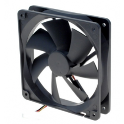 12VDC fan 90 x 90 x 25 mm with thermo sensor and automatic speed control. RPM sensor for PC