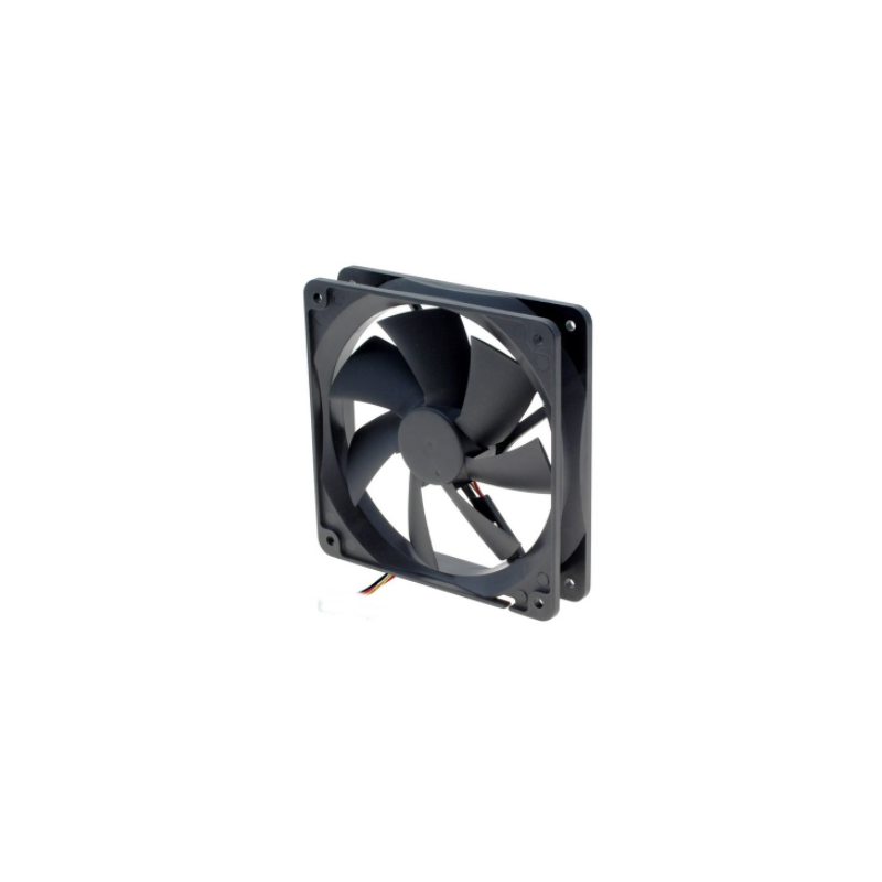 12VDC fan 90 x 90 x 25 mm with thermo sensor and automatic speed control. RPM sensor for PC