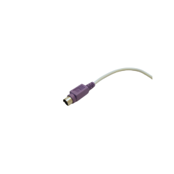 Beige tastatur for PS / 2 tastatur med PS2 Connect DIN6 mini, tysk layout