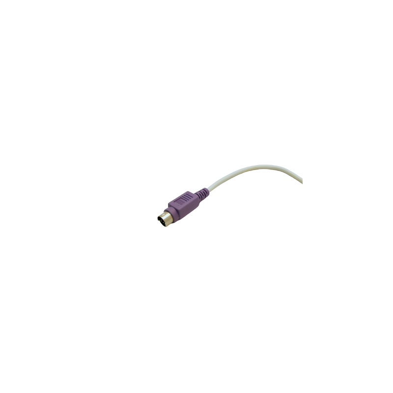 Beige tastatur for PS / 2 tastatur med PS2 Connect DIN6 mini, tysk layout