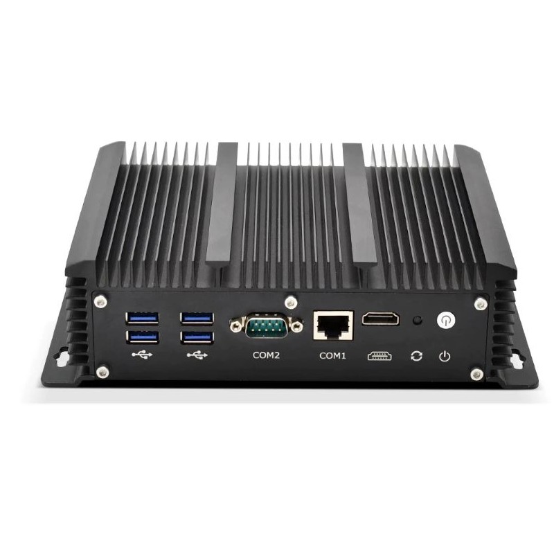 VPN-ruter, brannmur, Vifteløs Embedded PC med 6x Ethernet