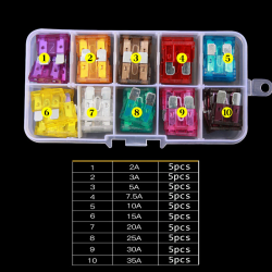 Fuses in sets - 50 pcs.
