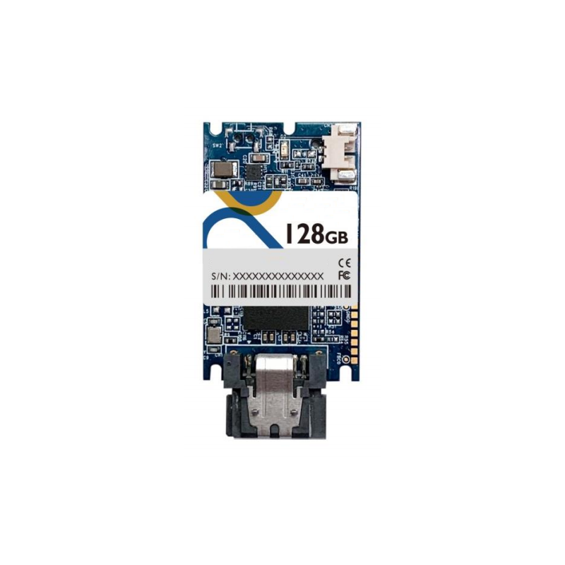 128 GB SSD DOM Disk-on-modul. Vertikal montering