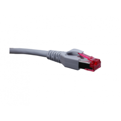 Vinklet katt. 6 S / FTP-nettverkskabel - 3 meter, grå