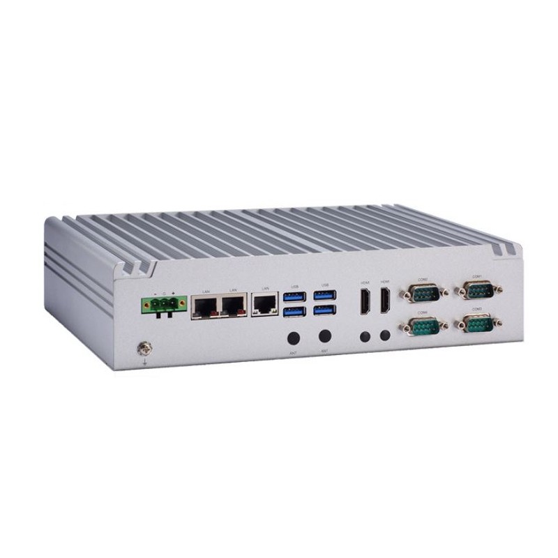 æserløs PC, Celeron, i3, i5, i7 Gen.8 processor, Udviddet temperatur område, 6 USB porte, 2x HDMI udgange en vga