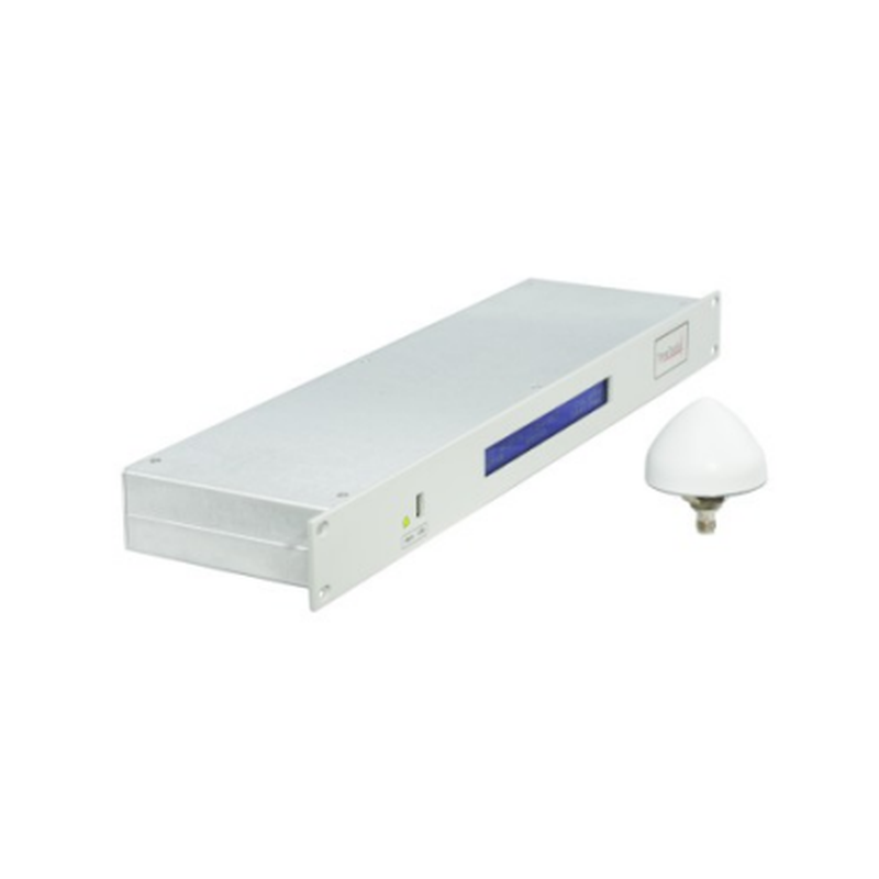 GPS controlled time server NTP server for networks. LAN with active GPS antenna