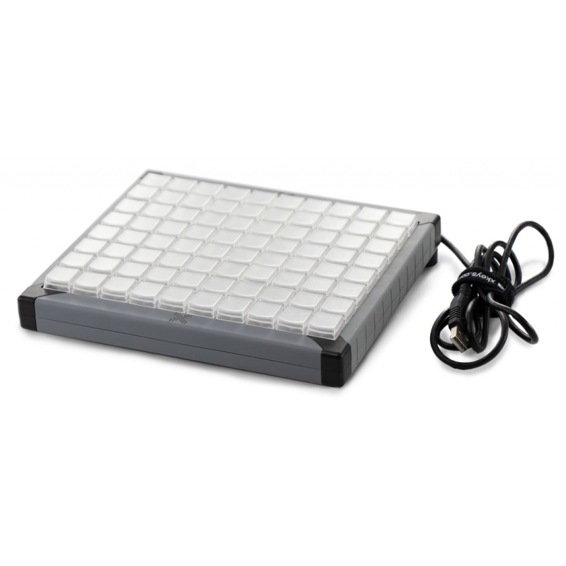 X-KEYS XK-0980-UBK80-R, USB-tastatur med 80 programmerbare taster og innebygd LED-lys