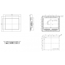19" High brightness Monitor - Sunlight
