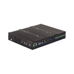 Fanless embedded computer for vehicles with 8th generation Intel processor i3, i5