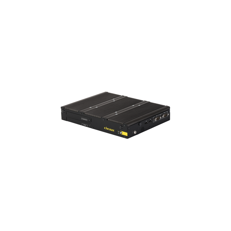 Fanless embedded computer for vehicles with 8th generation Intel processor i3, i5