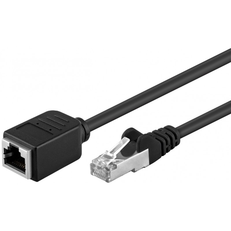 Kabel RJ45hun-han samlestik, 2 meterforSamle/ fordeler stik