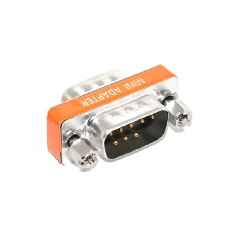 Null modem adapter plug RS232 SUB-D DB9 female male Gender Changer plug