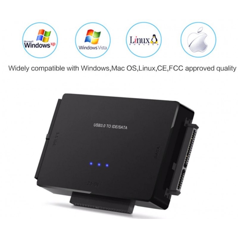 Upgrade Your Hard Drive to USB 3.0 with SATA and IDE to USB Adapter