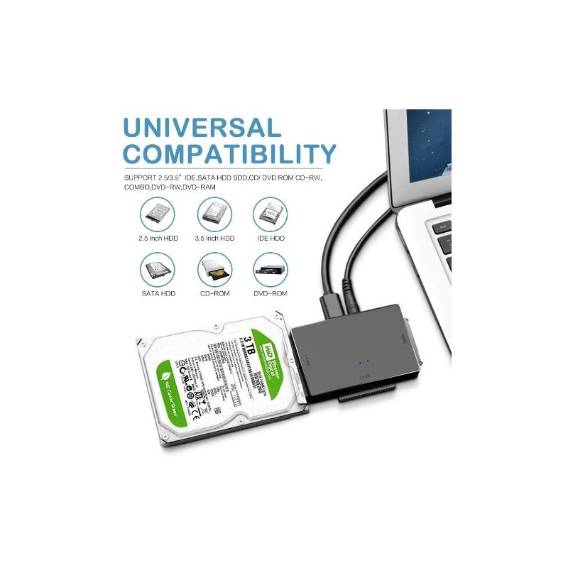 Upgrade Your Hard Drive to USB 3.0 with SATA and IDE to USB Adapter