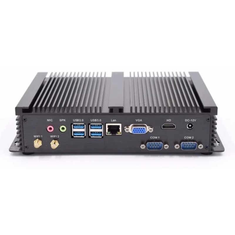 Fanless Embedded PC I5 Gen.8: Dual Display, 16 GB RAM, USB 3.0/2.0