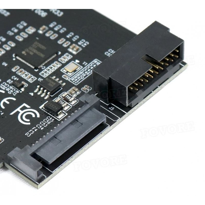 PCI Express card for 19-pin USB 3.0 connector
