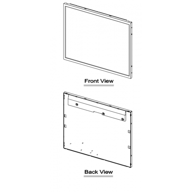 17" TFT-skjerm som kan leses av sollys - lav effekt og høy oppløsning