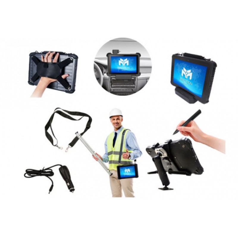 10.1 Industrielt nettbrett: Støtte Windows 11, 700nits, kamera, RFID, strekkodeskanner | IP65