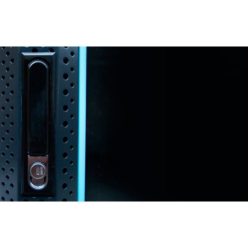 22U 19" rack cabinet with glass door and lock