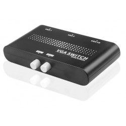 2 VGA port manual switch box. 2 x DB15HD she / she from DB15HD