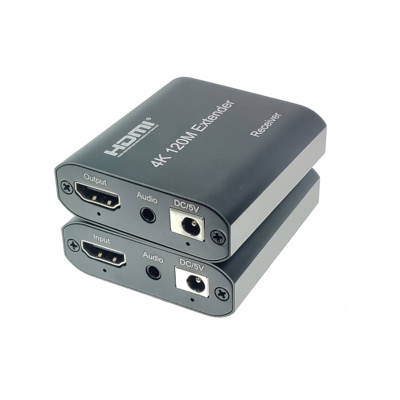 4K HDMI-forlengelse over nettverkskabel (120m)