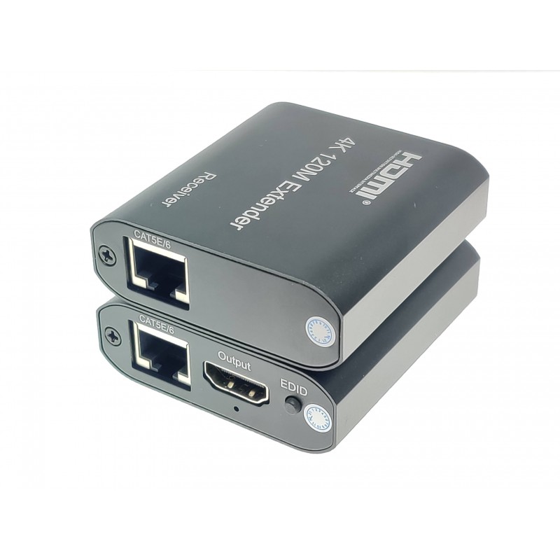 4K HDMI-forlengelse over nettverkskabel (120m)