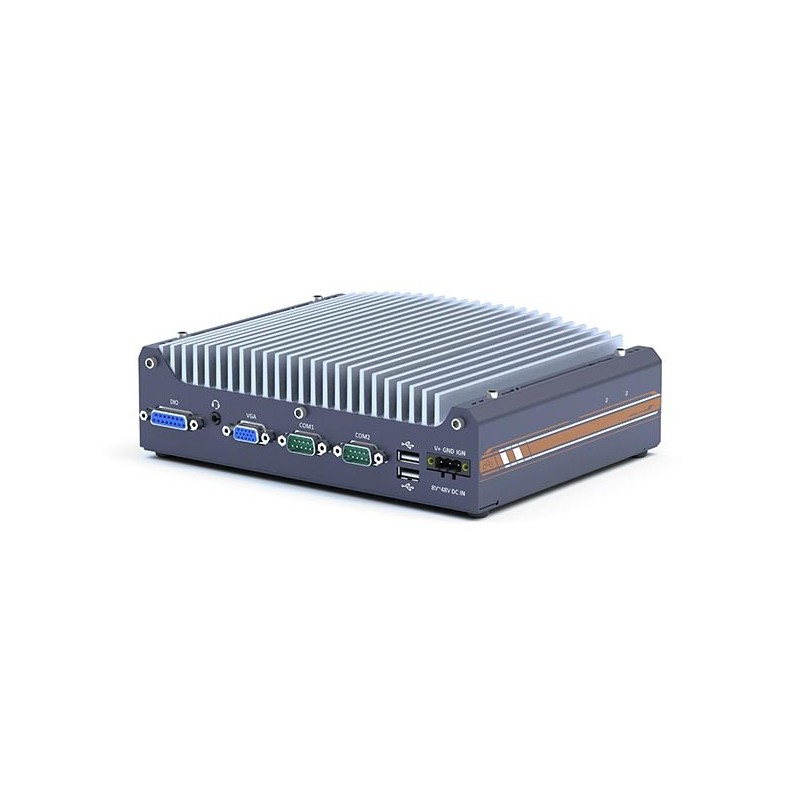 Fanless Industrial Embedded PC, Wall/DIN Mount, Wide Temperature, Shockproof, i3, i5, i5, i9 12/13/14 Gen. Nuvo-9531