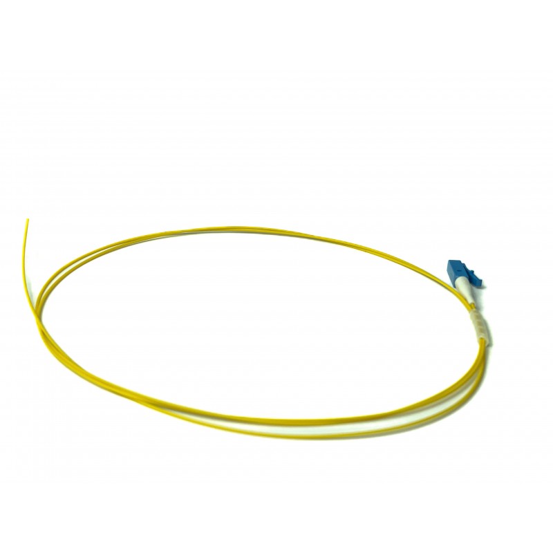Pigtail fiberkabel, Single-modus, LC-PC, 3m, 9 / 125my, Gul, LSZH, Simplex