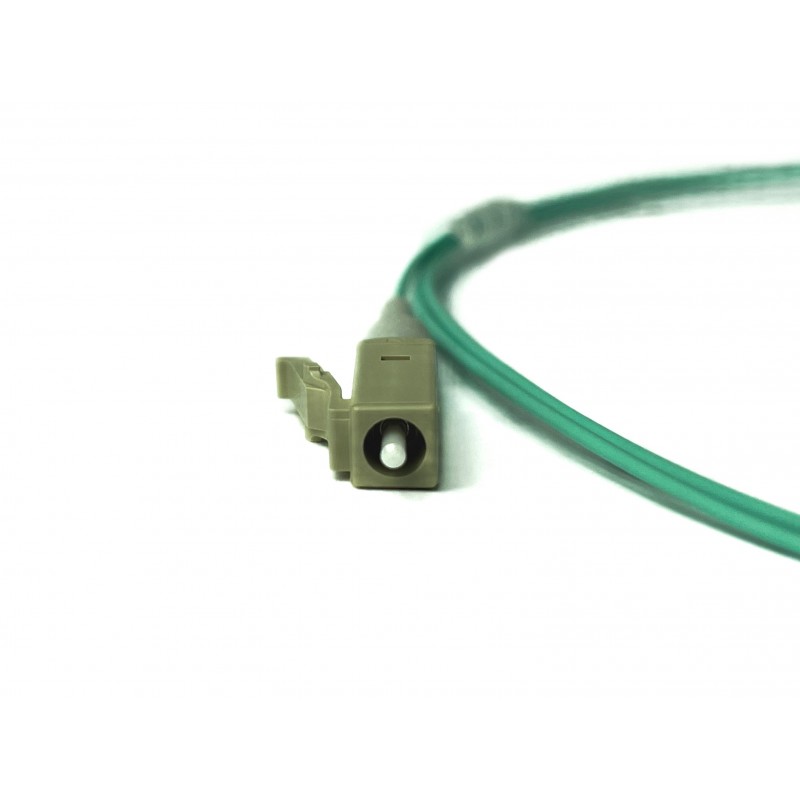 Pigtail fiberkabel, Multi-modus, LC-PC, 2m, 50 / 125my, OM3, Aqua, LSZH, Simplex