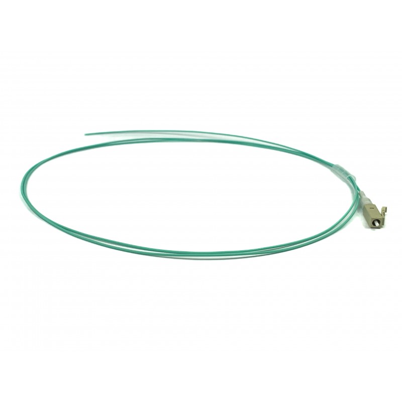 Pigtail fiberkabel, Multi-modus, LC-PC 5m, 50 / 125my, OM3, Aqua, LSZH, Simplex