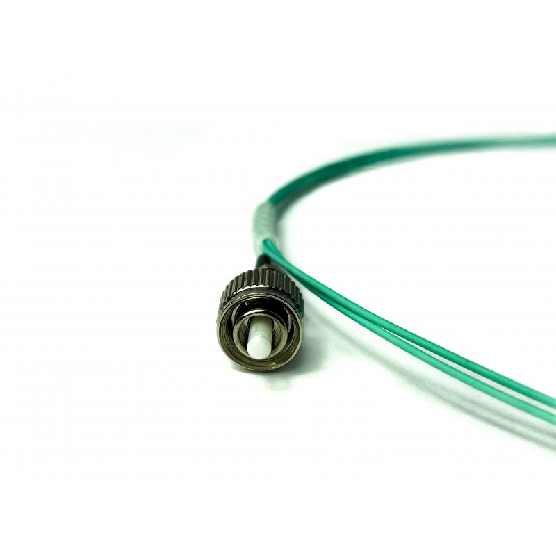 Pigtail fiberkabel, Multi-modus, FC-PC 5m, 50 / 125my, OM3, Aqua, LSZH, Simplex