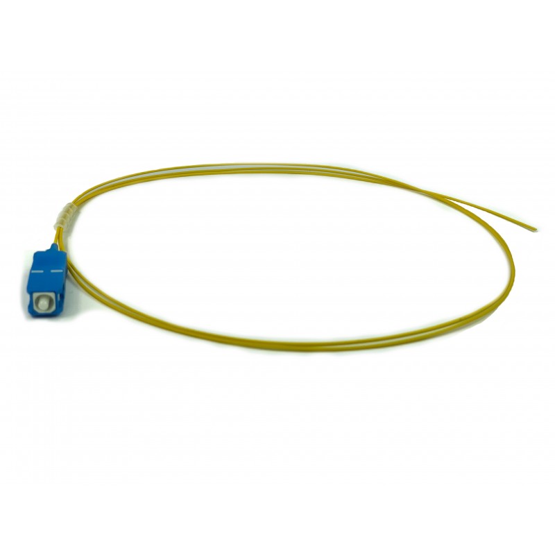 Pigtail Fiber Cable, Single Mode, SC-PC, 2m, 9 / 125my, Yellow, LSZH, Simplex