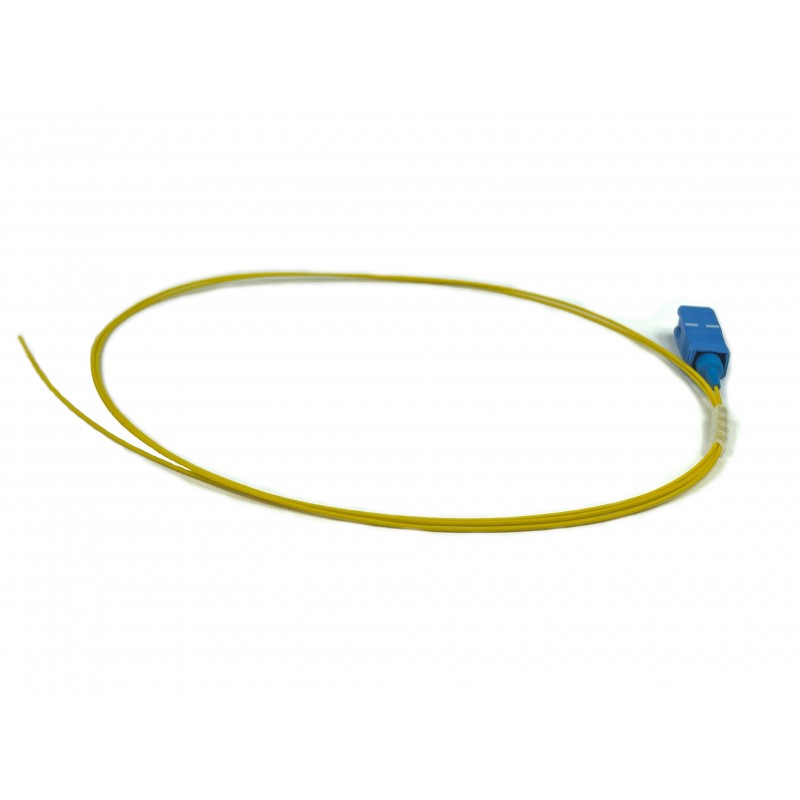 Pigtail Fiber Cable, Single Mode, SC-PC 5m, 9 / 125my, Yellow, LSZH, Simplex