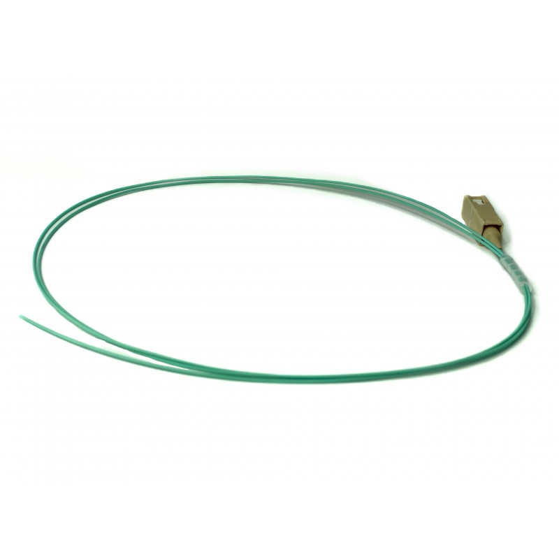 Pigtail fiberkabel, Multi-mode SC-PC 0.5m, 50 / 125my, Aqua, LSZH, Simplex