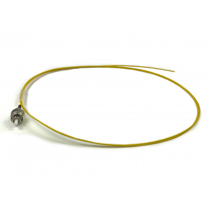 Pigtail Fiber cable, single mode, FC-PC, 1m, 9 / 125my, Yellow, LSZH, Simplex