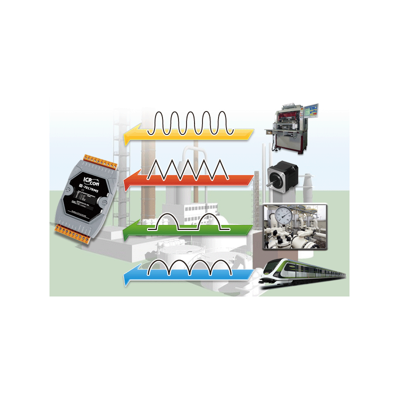 8-kanals True RMS Input-modul for Modbus RTU/DCON RS485