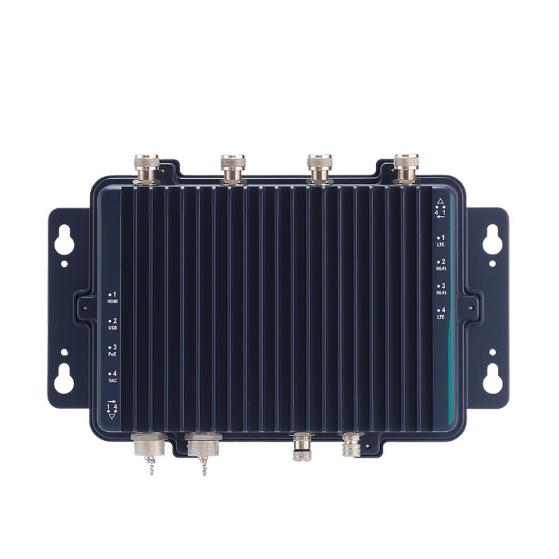 Robust IP67-klassifisert Fanless Edge AI-system med NVIDIA® Jetson Xavier™ NX, HDMI, 1 GbE PoE, USB -30°C til +50°C