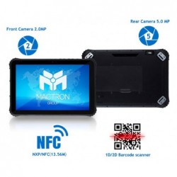 Robust 12,2-tommers nettbrett: Windows 11, IP65, strekkodeskanner, GPS, RS232/485, berøringsskjerm, LAN, WIFI, MIL-STD-810G