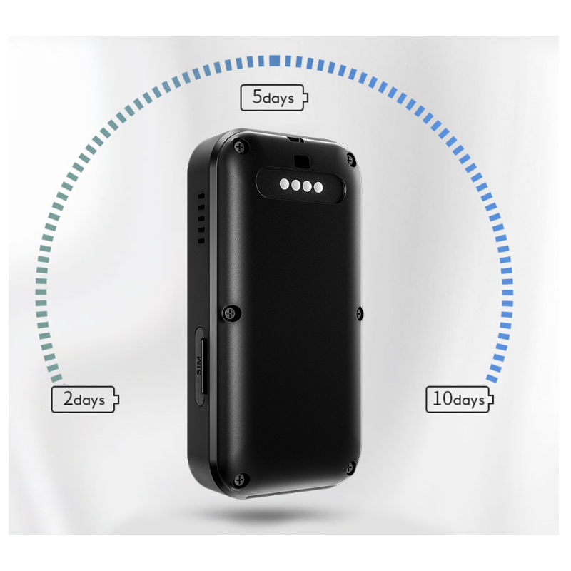GPS tracker with SOS button, optimized for Smartphones