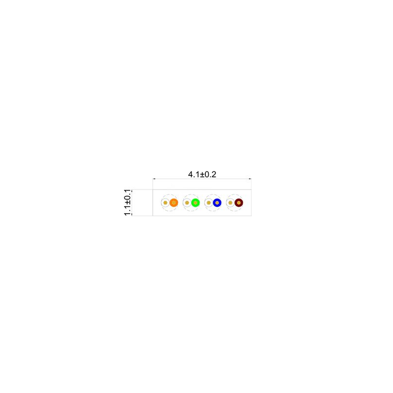 RJ45 Cat6 UTP-kabel. Flat design, veldig fleksibel med hastighet på opptil 1000 Mbps