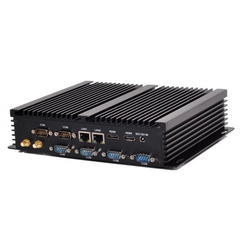 Embedded fanless industrial PC i5 processor with RS232 USB  HDMI