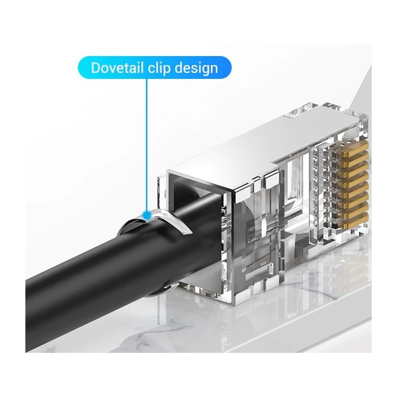 RJ45 CAT 7 Connectors - STP 1.08mm | Quick & Easy Assembly
