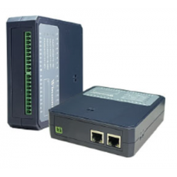 8 x Digital input, 4 x Relay output, 0-3/10-30V. Relay 250VAC/5A. MODBUS TCP/IP