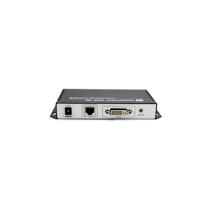 DVI KVM Extender 1080p up to 120m over Cat 6 cable or TCP/IP. USB keyboard and mouse