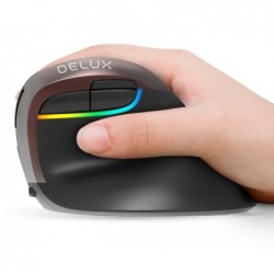 Ergonomic mouse with 6 buttons