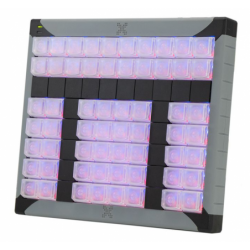 60 Key Programmable KVM keyboard. Send pure USB HID codes. Lift off key-cap for legends. USB.