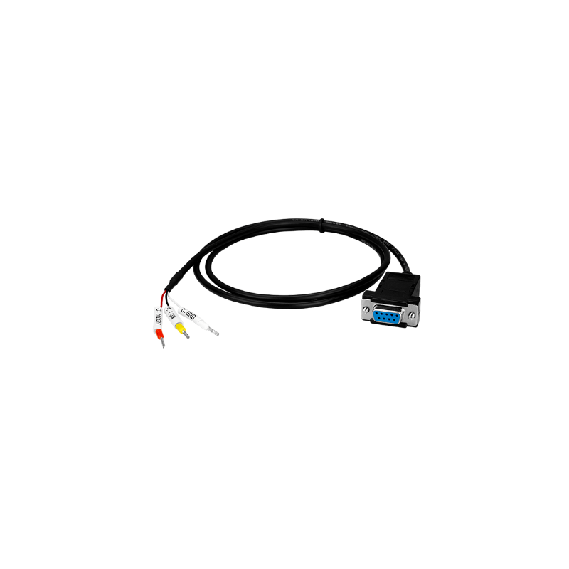 CAN bus cable with DB9 female and 3 x pin. CAN-H, CAN-L, CAN GND. 1 meter