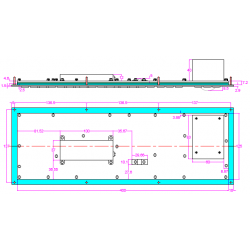 IP65 stainless keyboard, trackball. Fn keys. For industrial use - very robust and splashproof, USB, Nordic layout
