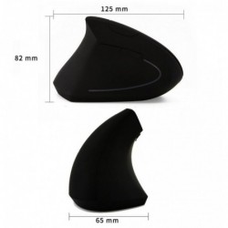 Ergonomic Wireless Mouse for Left Hand 6 Buttons USB